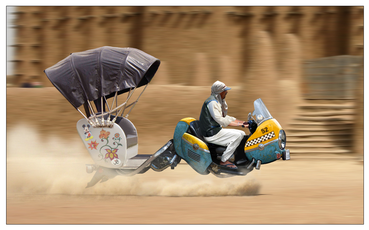 Rickshaw Futuristic Rickshaw
