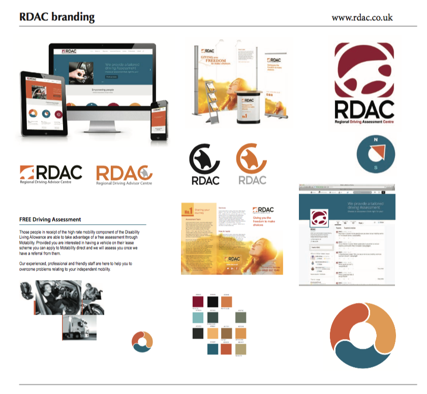 RDAC branding theme board